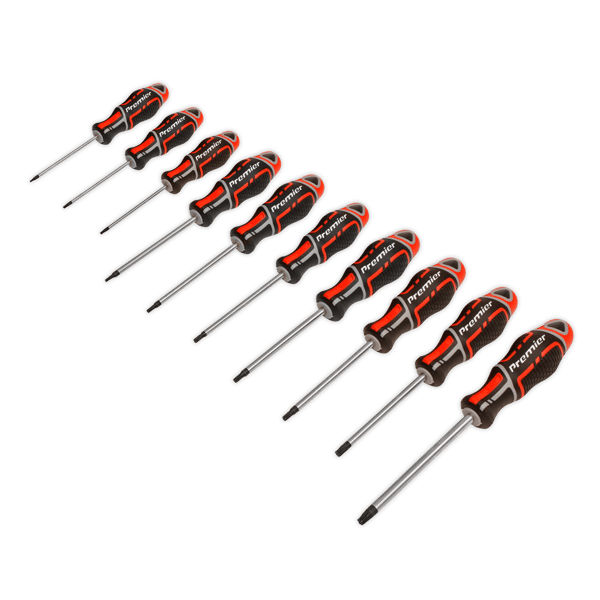 GripMAX(R) TRX-Star* Screwdriver Set 10pc - Red