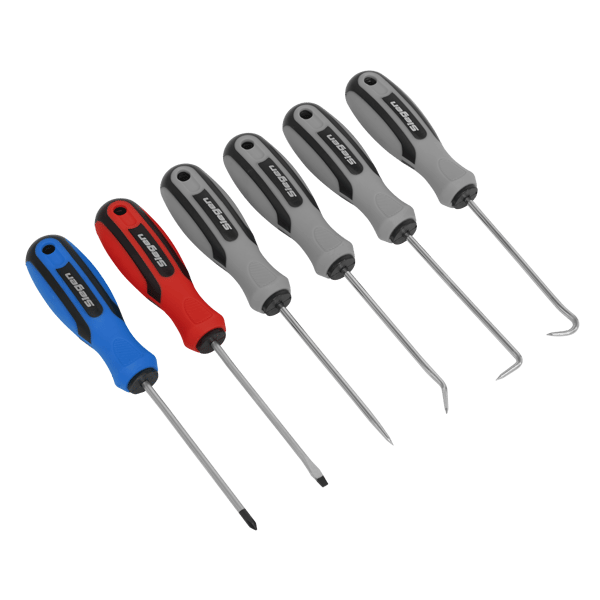 Siegen Mini Pick & Screwdriver Set 6pc