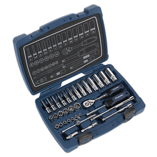 Socket Set 1/4"Sq Drive 33pc