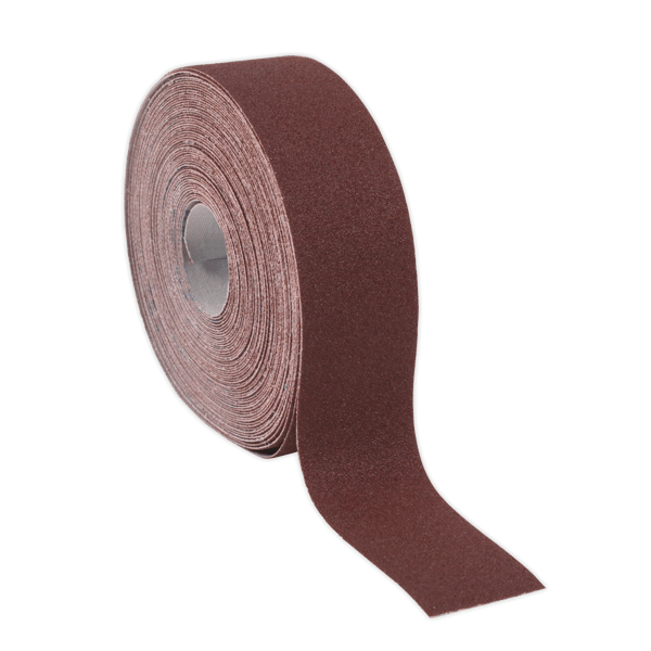 Emery Roll 120Grit 50mm x 50m - Brown