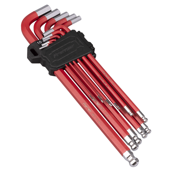 Extra-Long Ball-End Hex Key Set 11pc