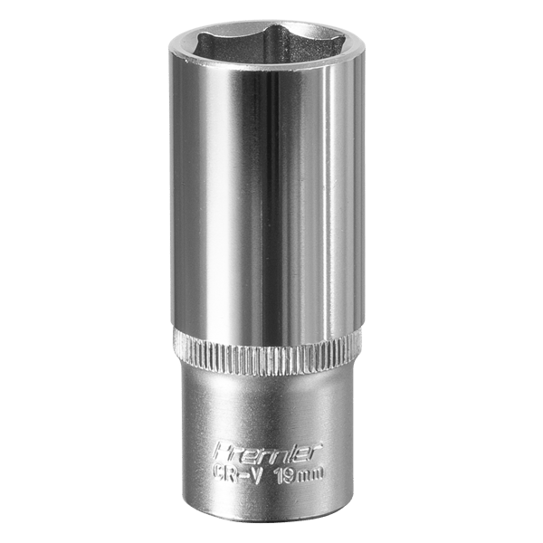 Deep Socket 3/8"Sq Drive 19mm
