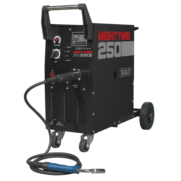Professional Gas/Gasless MIG Welder with Euro Torch 250A