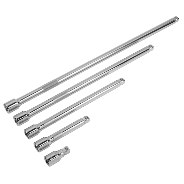 Wobble Extension Bar Set 1/2"Sq Drive 5pc
