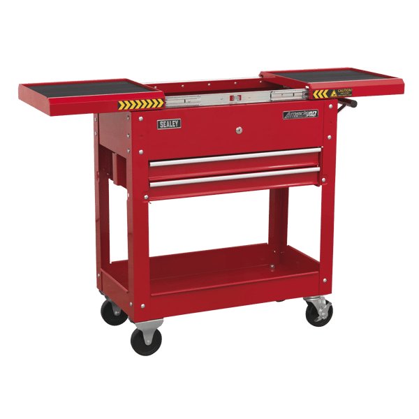 American PRO(R) Mobile Tool & Parts Trolley - Red