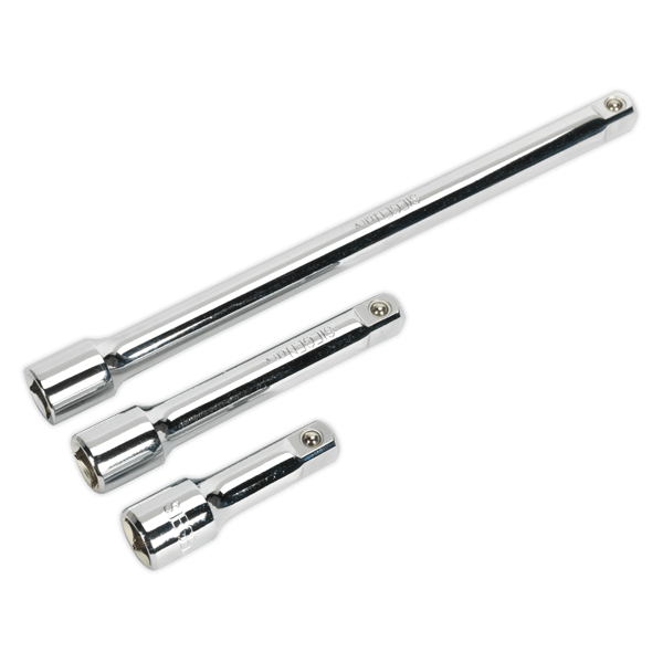Siegen Extension Bar Set 1/2"Sq Drive 3pc