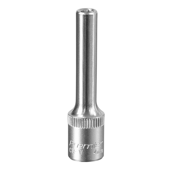 Deep Socket 1/4"Sq Drive 4mm