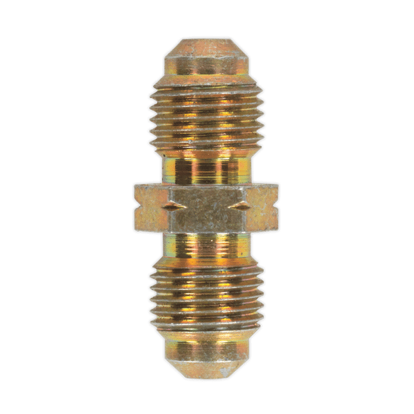 Male to Male Brake Tube Connector M10 x 1mm - Pack of 10