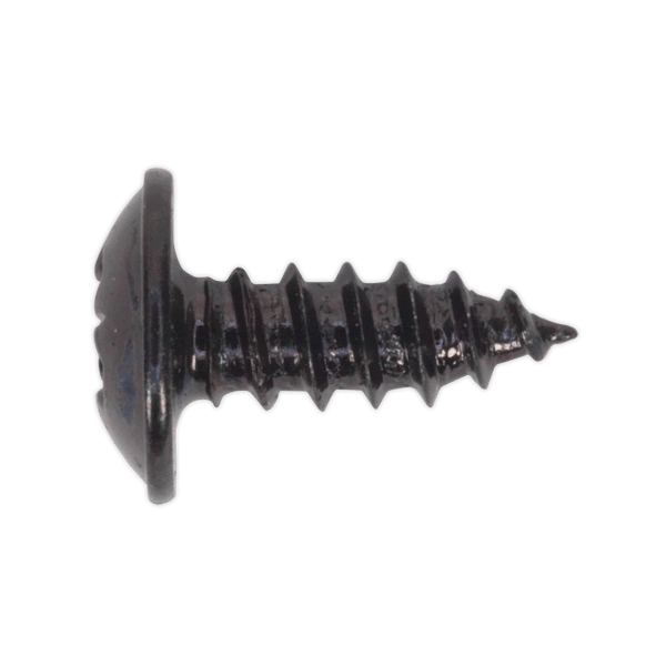 Self-Tapping Pozi Flanged Head Screw 3.5 x 10mm, Black - Pack of 100