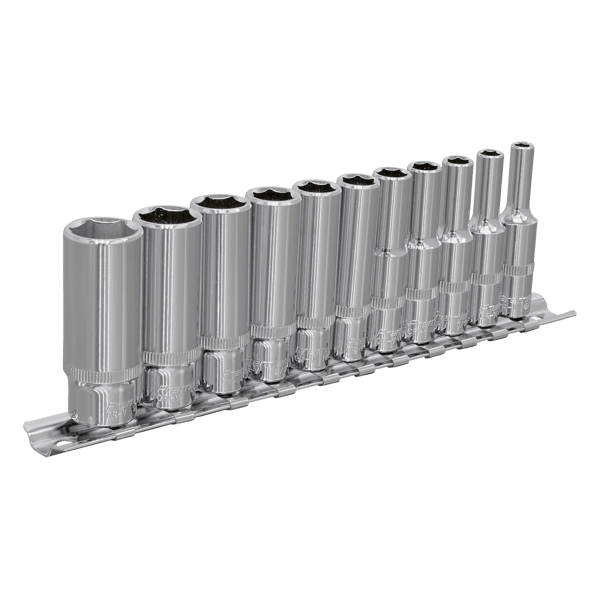 Imperial Deep Socket Set 1/4"Sq Drive 11pc