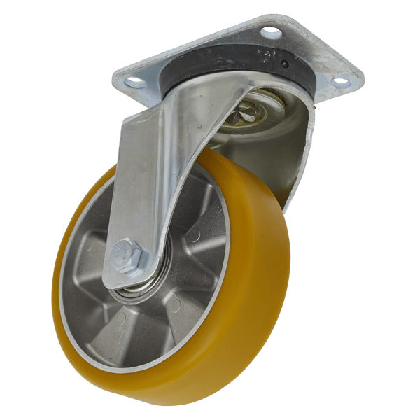 160mm Castor Wheel with Swivel Plate