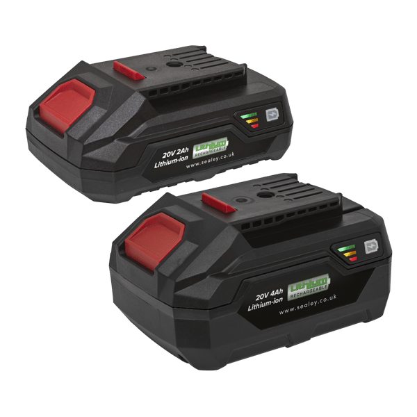 SV20 Series Power Tool Battery 20V 2Ah & 4Ah - Pack of 2