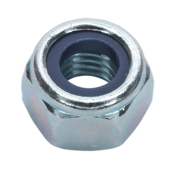 Zinc Plated Nylon Locknut M10, DIN 982 - Pack of 100