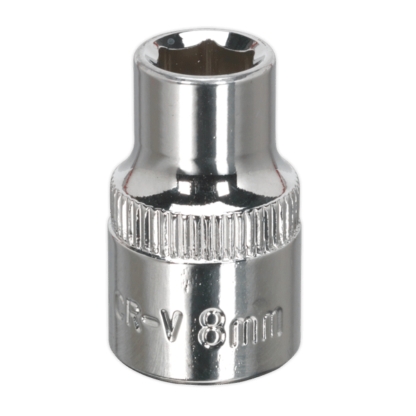 Fully Polished Socket 3/8"Sq Drive 8mm