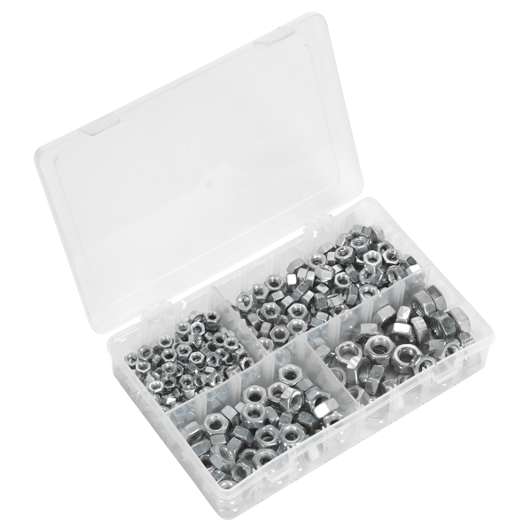 Steel Nut Assortment DIN 934 - 1/4"-1/2"UNF 320pc