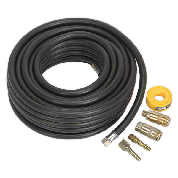 Air Hose Kit with Connectors 15m x 8mm