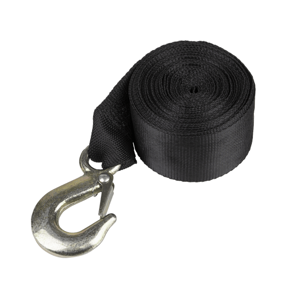 Trailer Winch Strap with Forged Hook 50mm x 7m 810kg Breaking Strength