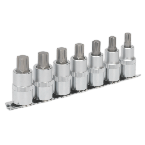 Ribe Socket Bit Set 1/2"Sq Drive 55mm 7pc