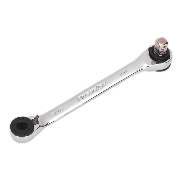 Ratchet Spanner 1/4"Hex x 5/16"Hex Drive with 1/4"Sq Drive Adaptor