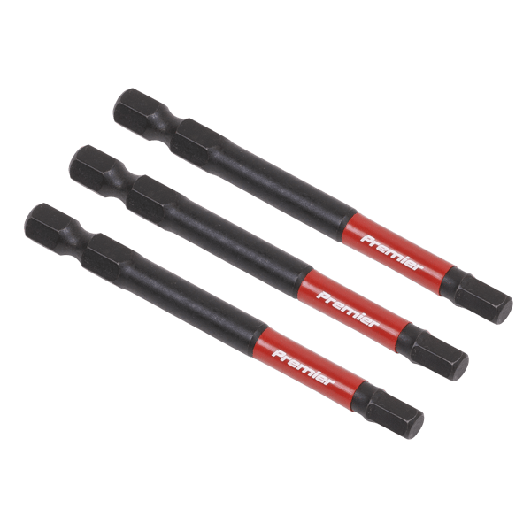 Hex Impact Power Tool Bits 5 x 75mm 3pc