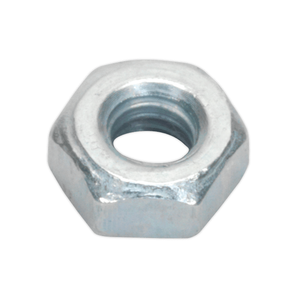 Zinc Plated Steel Nut M3, DIN 934 - Pack of 100