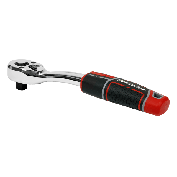 Pear-Head Offset Ratchet Wrench with Flip Reverse 3/8"Sq Drive