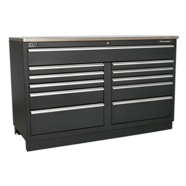 Heavy-Duty Modular Floor Cabinet 11 Drawer 1550mm