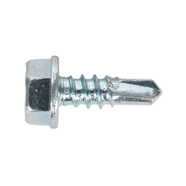 Zinc Plated Self-Drilling Hex Head Screw 4.2 x 13mm - Pack of 100