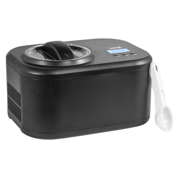Automatic Churning Ice Cream Machine 1L Capacity - Black