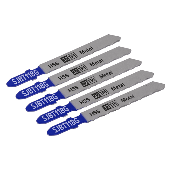 Jigsaw Blade for Metal 75mm 32tpi - Pack of 5