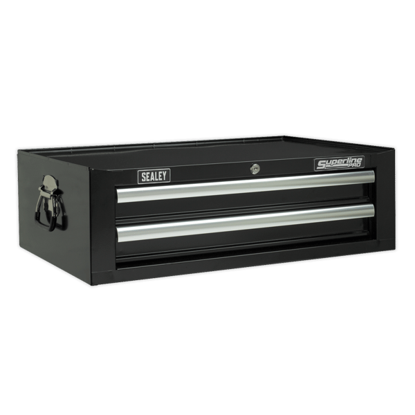 Superline PRO(R) Mid-Box Tool Chest 2 Drawer - Black