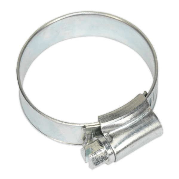 Zinc Plated Hose Clip 25-38mm - Pack of 20