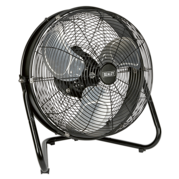 18" Industrial High Velocity Floor Fan with Internal Oscillation 230V