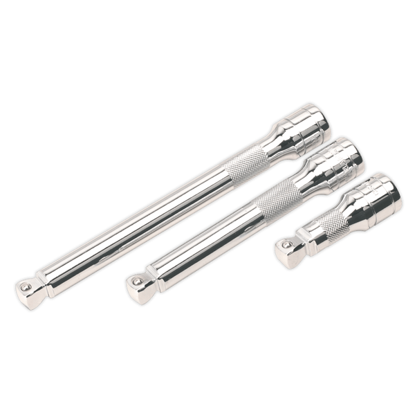 Wobble/Rigid Extension Bar Set 1/2"Sq Drive 3pc