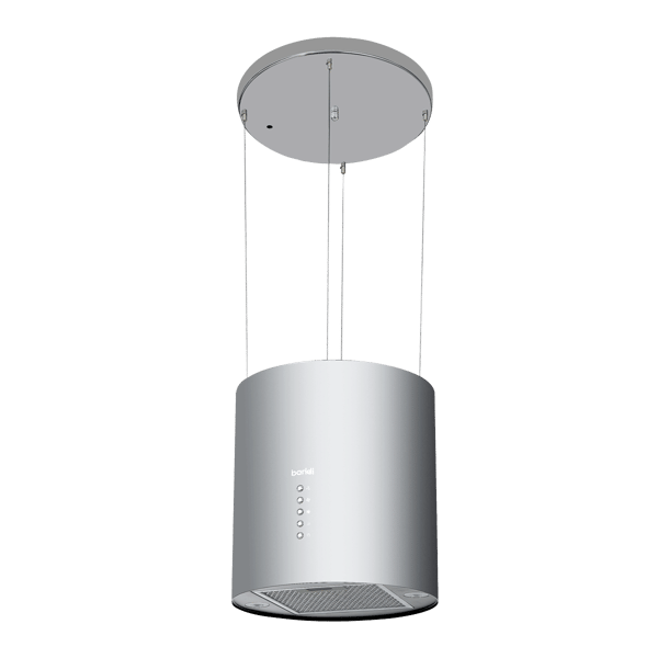 Round Island Cooker Hood 35cm - Stainless Steel