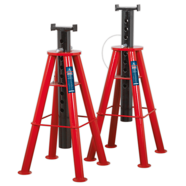 Axle Stands (Pair) 10 Tonne Capacity per Stand High Level