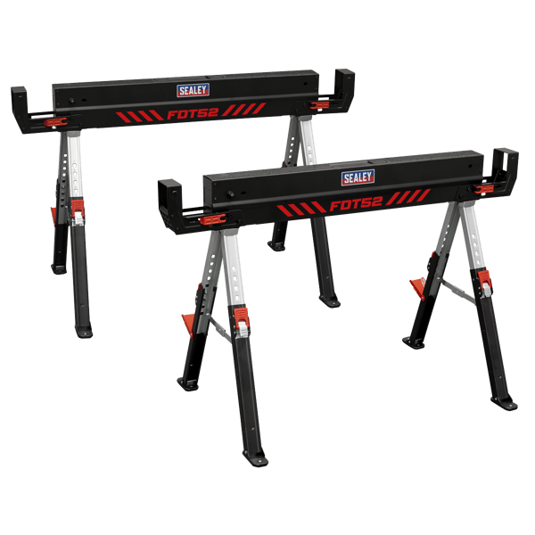 Adjustable Sawhorse Set 2pc