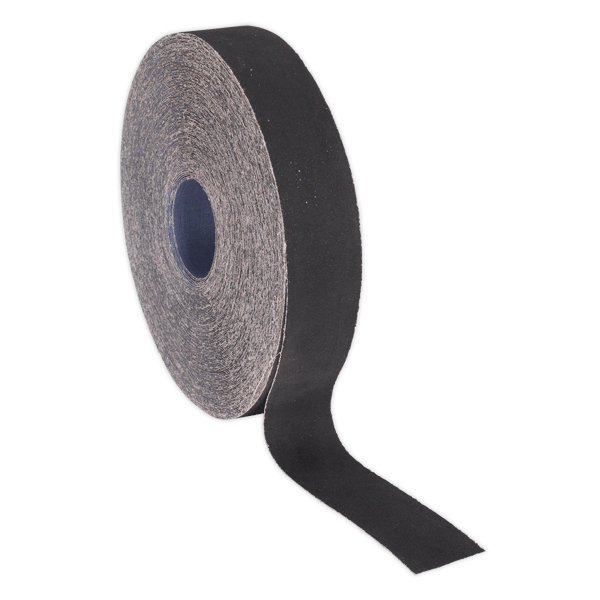 Emery Roll 120Grit 25mm x 50m - Blue Twill