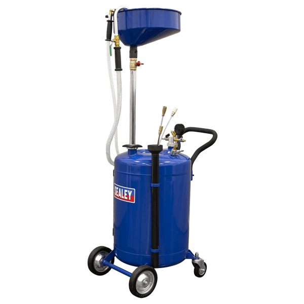 Air Discharge Mobile Oil Drainer with Probes 90L