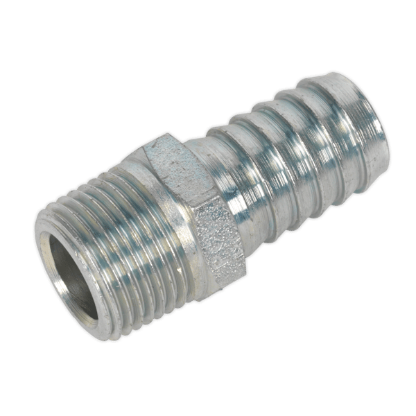 PCL Screwed Tailpiece Male 3/8"BSPT - 1/2" Hose - Pack of 5