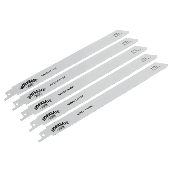 Reciprocating Saw Blade for Metal 250mm 18tpi - Pack of 5
