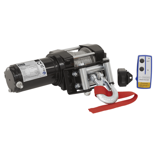 ATV Winch 1000kg Line Pull 12V