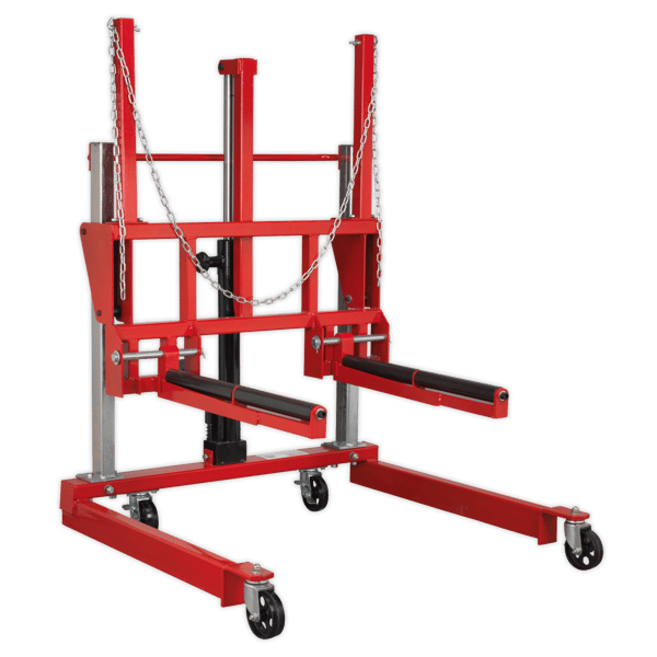 Wheel Removal Trolley with Adjustable Width 500kg Capacity