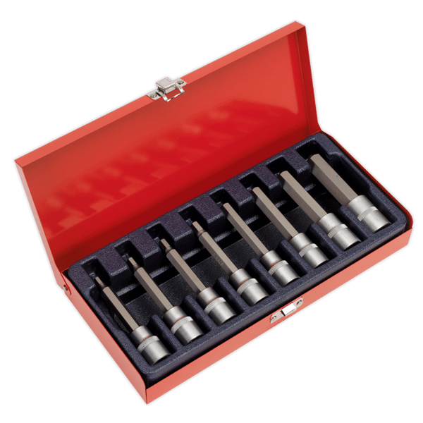 Hex Socket Bit Set 1/2"Sq Drive 8pc