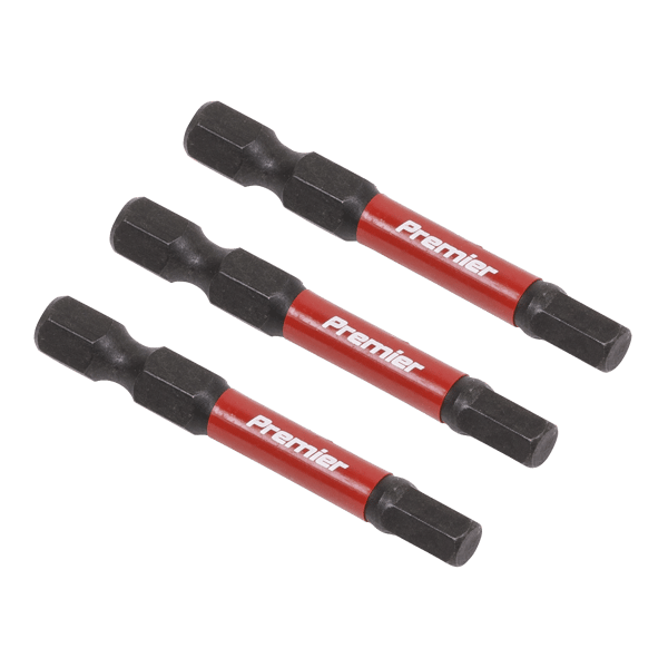 Hex Impact Power Tool Bits 5 x 50mm 3pc