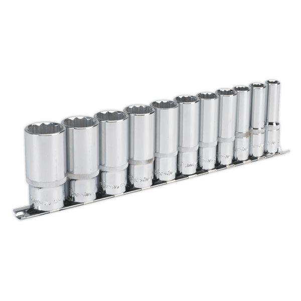 Imperial Deep Socket Set 3/8"Sq Drive 12-point 11pc