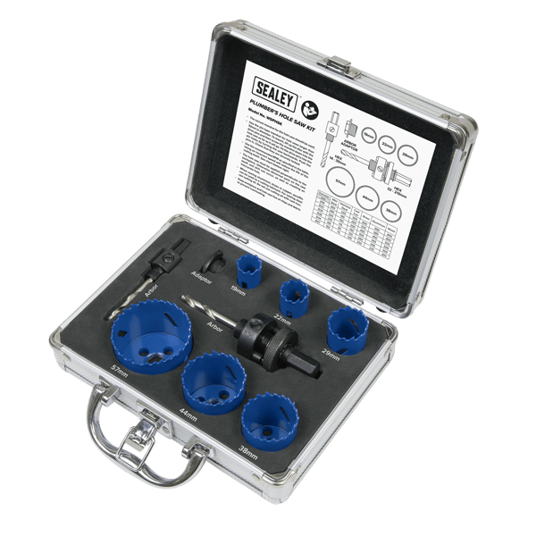 Plumber's Hole Saw Kit 9pc