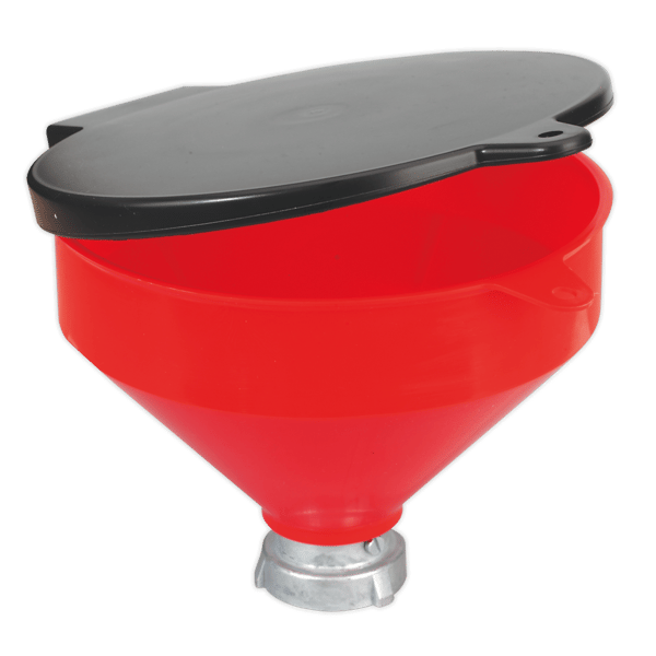 Solvent Safety Funnel with Flip Top