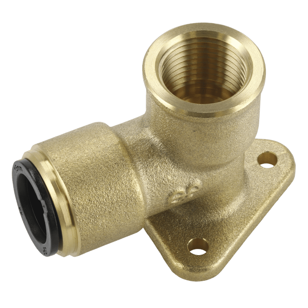 John Guest(R) Brass Wingback Elbow 15mm x 1/2"BSP