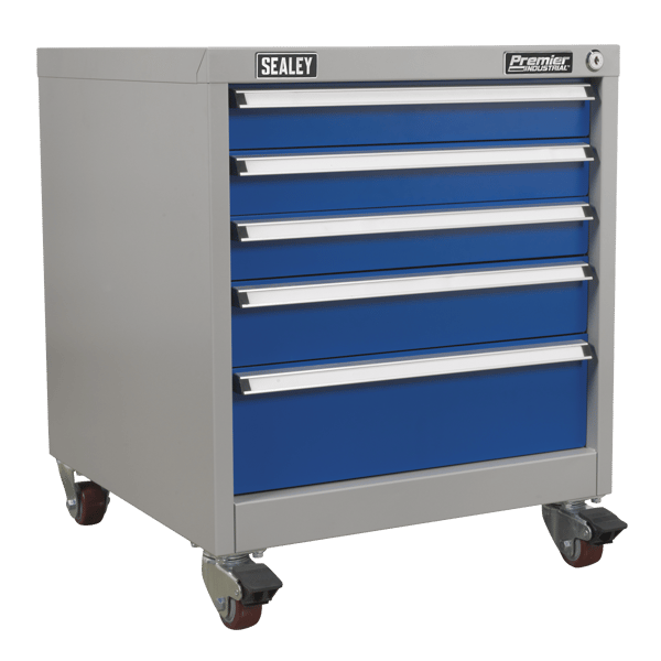 Industrial(TM) Mobile Industrial Cabinet 5 Drawer